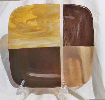 Brown Flash - 12 inch square